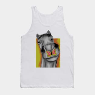 Horse and butterfly Tank Top